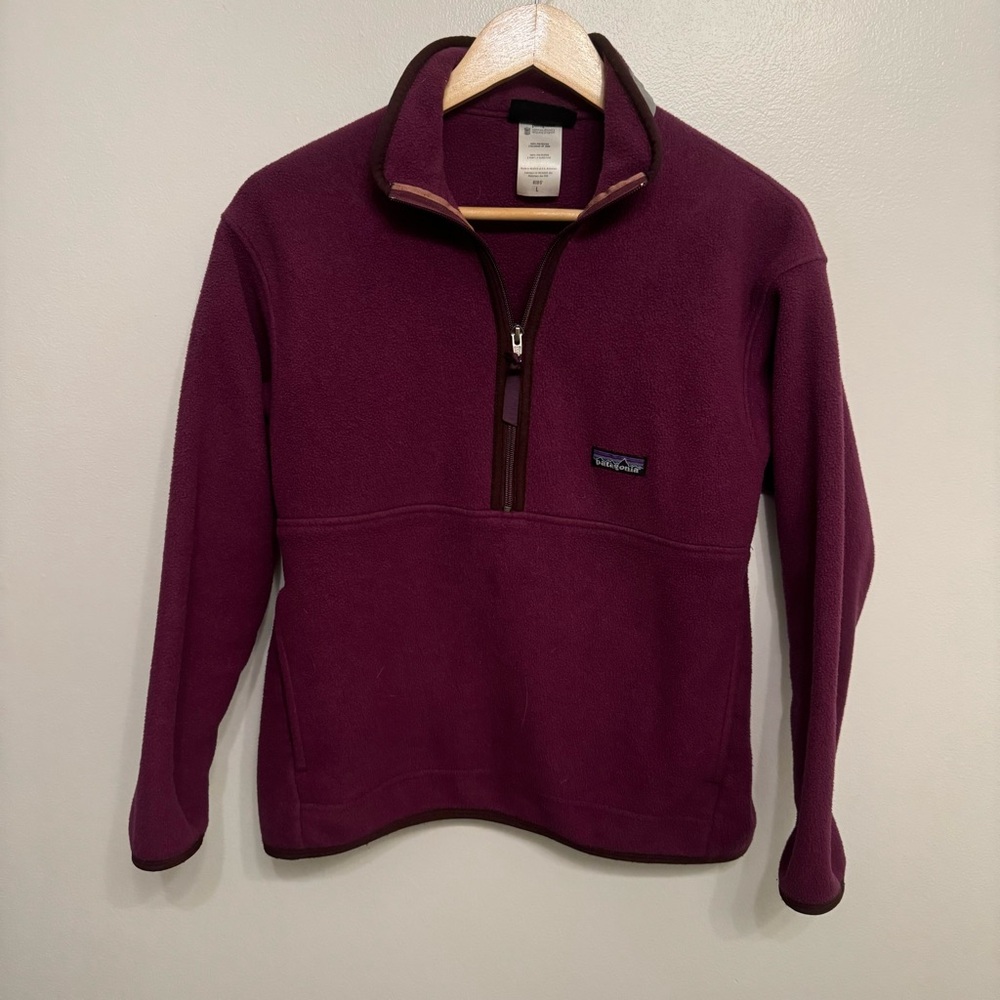 Vintage Patagonia zip synchilla pullover fleece jacket